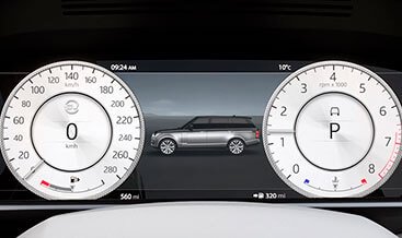 Range Rover SV skin for instrument
cluster