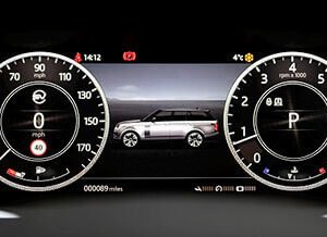 Range Rover SVA Dynamic skin for
  instrument cluster